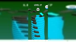 playing a game called: Helix Stack Ball Smash with a single click screenshot 2
