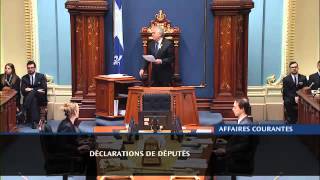 Details The Quebec National Assembly: Declaration about Michaela Di Cesare News