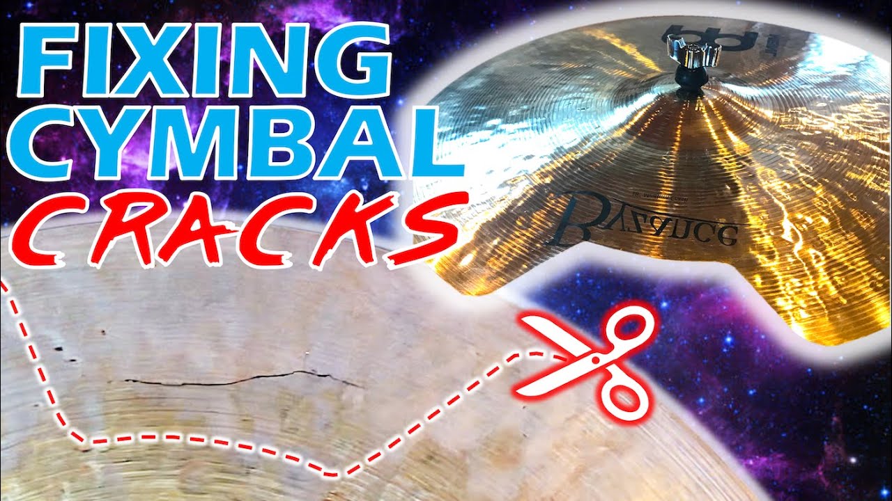 I Repaired My Cracked Cymbals + BEFORE & AFTER Comparison