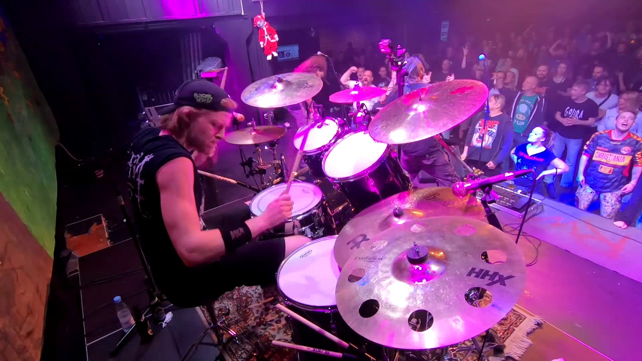 Max Petrén - Demolizer - Cancer in the Brain (Live 2019 - Fermaten, Herning)