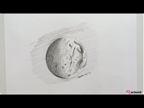 Como dibujar al planeta MARTE | How to draw the planet MARS - YouTube