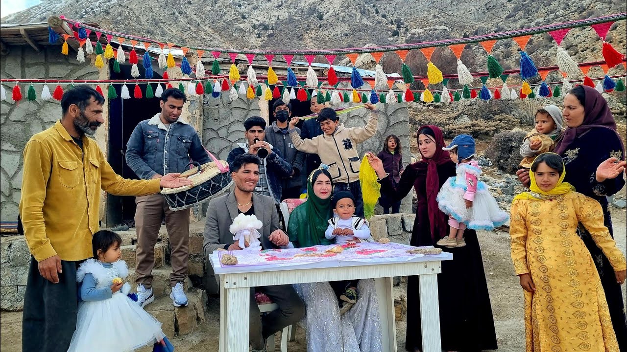 Eternal love, wedding ceremony of Afshin and Leila with the presence of Ostad and Zulfa❤️❤️