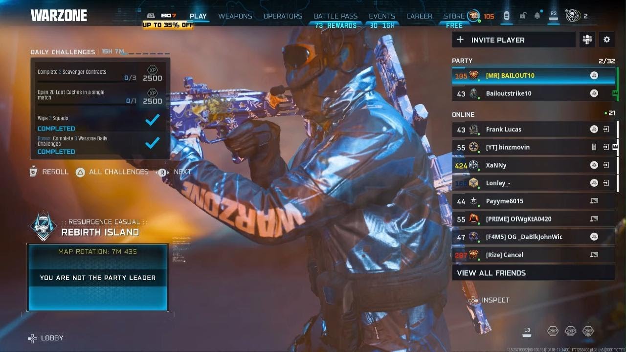 WARZONE RANK DA1 6V1😱😱😱