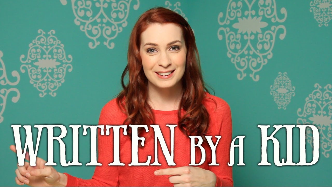 Kids Author Hilarious Videos in "Written By A Kid" introduced by Felicia Day