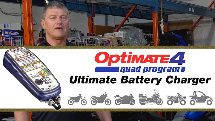 OptiMate 4 Quad Program Premium Edition. The Ultimate Charger for Any Motorcycle Battery