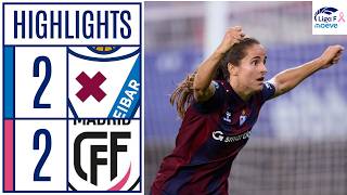 Details SD EIBAR 2 - 2 MADRID CFF | RESUMEN Liga F Moeve News