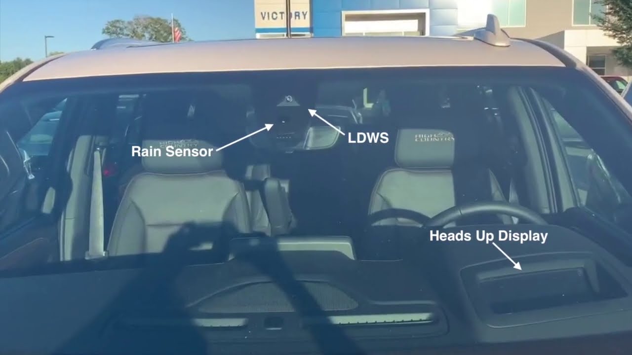 84734334 Chevrolet Tahoe GMC Yukon LDWS Rain Sensor HUD Windshield