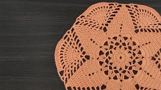 Tutorial taplak meja rajut bulat || Crochet doily ||8 screenshot 5