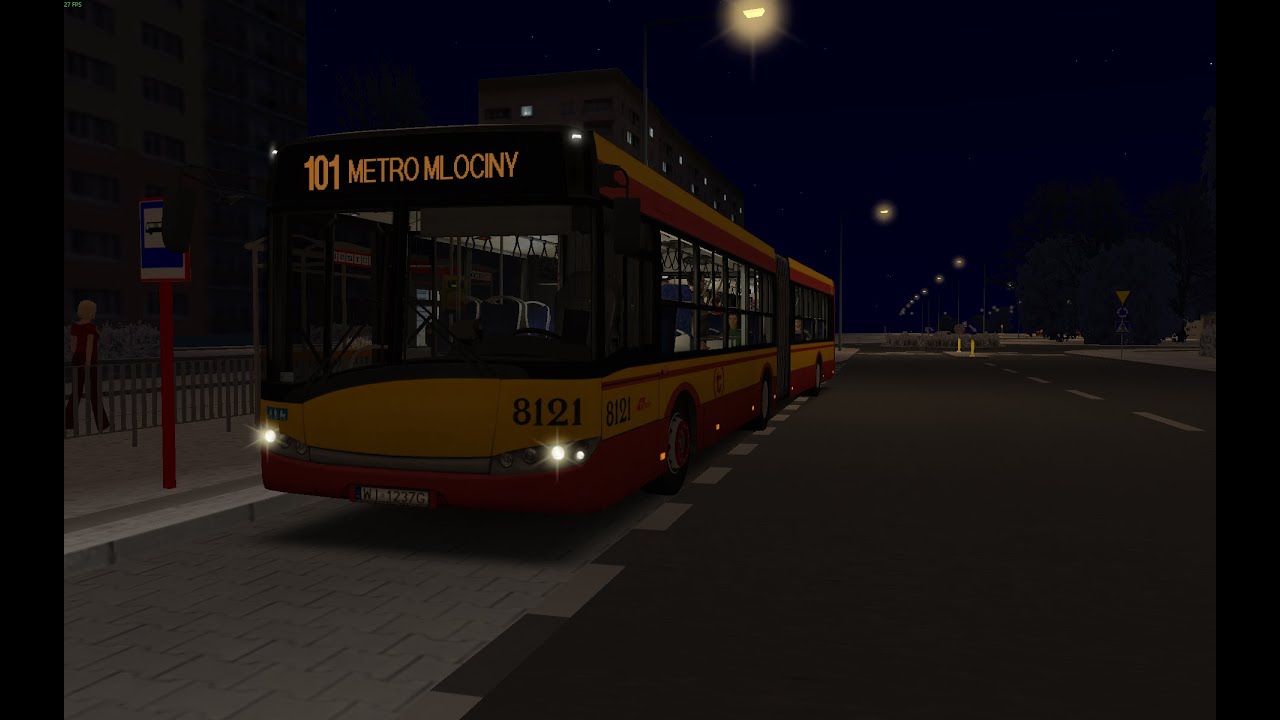 [OMSI2] 101-Metro Mlociny Solaris Urbino 18 E3 Voith MZA 