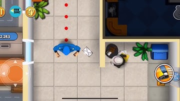 Robbery Bob: CHAPTER 6 - HIGH-RISE Level 9 , 100% iOS/Android Walkthrough