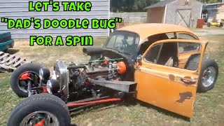 Exploring My Hometown in Our Chevy V8 Powered 1974 VW 'Doodle Bug' - A Fun Ride!
