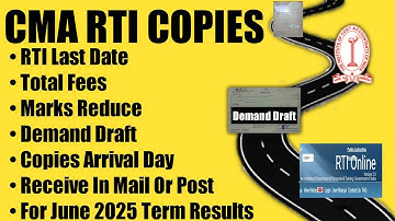 CMA RTI Application | CMA RTI Copies in Rs 10 | How To Get Certified Copies From ICMAI in Rs 10