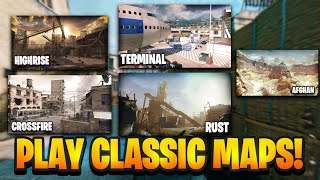 HOW TO PLAY OG MAPS IN MW2! (TERMINAL, HIGHRISE, RUST, + More)