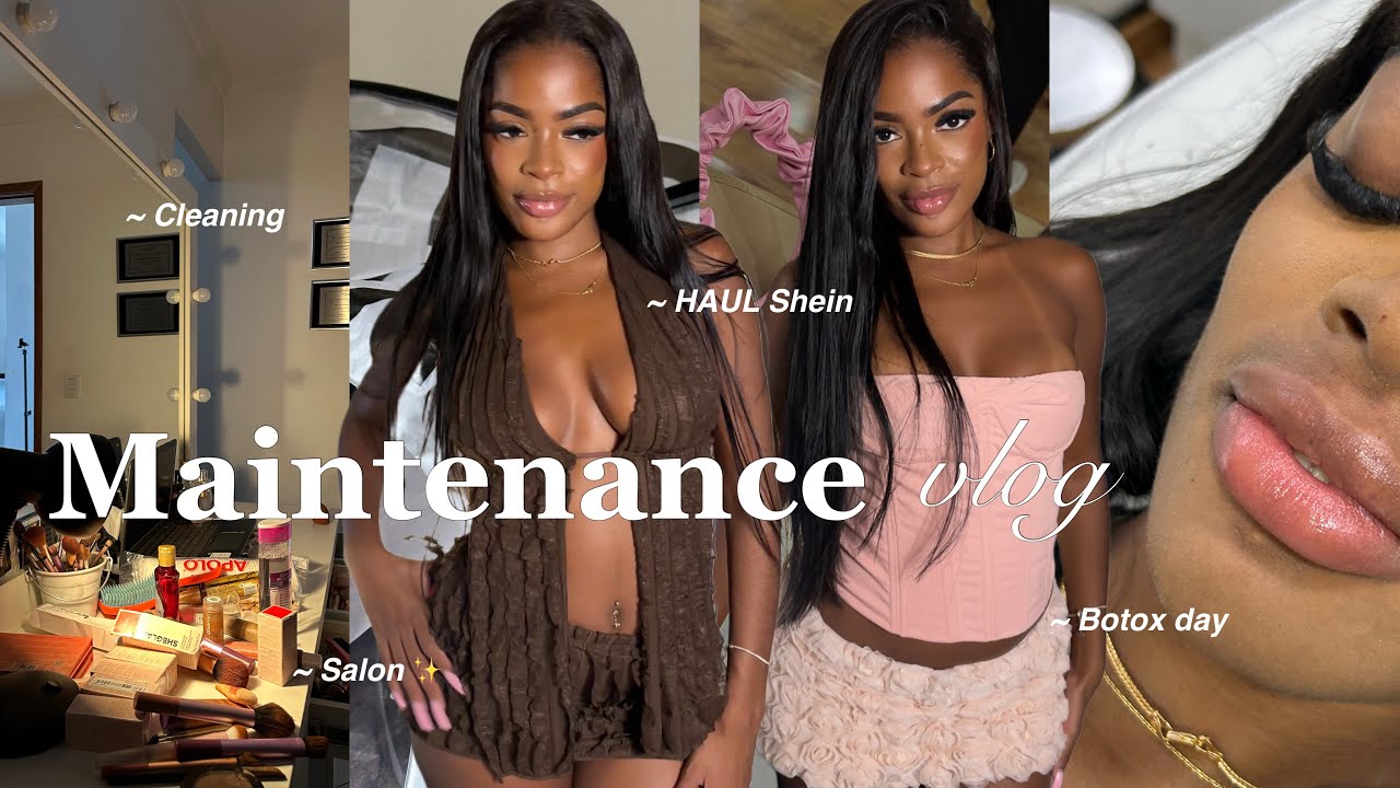 MAINTENANCE VLOG | Prep w/ me for April 2025 💕: botox, cabelo, limpeza, haul da Shein & mais!