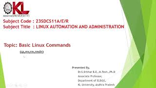 Basic linux commands (cp,mv,rm,rmdir)