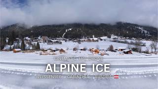 Flying Over a Frozen Alpine Lake βοΈ Weissensee Winter FPV | Austrian Alps 4K