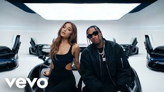 Tyga, Ariana Grande - Batmobile (ft. Chris Brown, Tyla, Cardy B) (Official Lyrics Video)