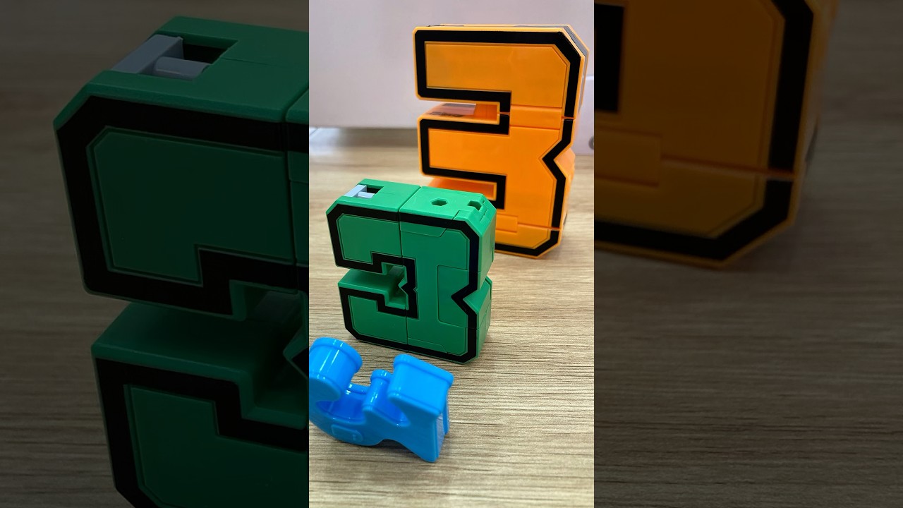 [ASMR] Unboxing & Review Satisfying Video: Number Three 3 Small to Bigger Transformers Excavator