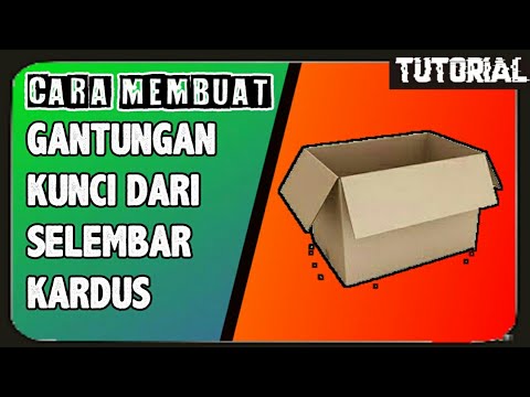 Cara membuat gantungan  kunci  dari  kardus  YouTube