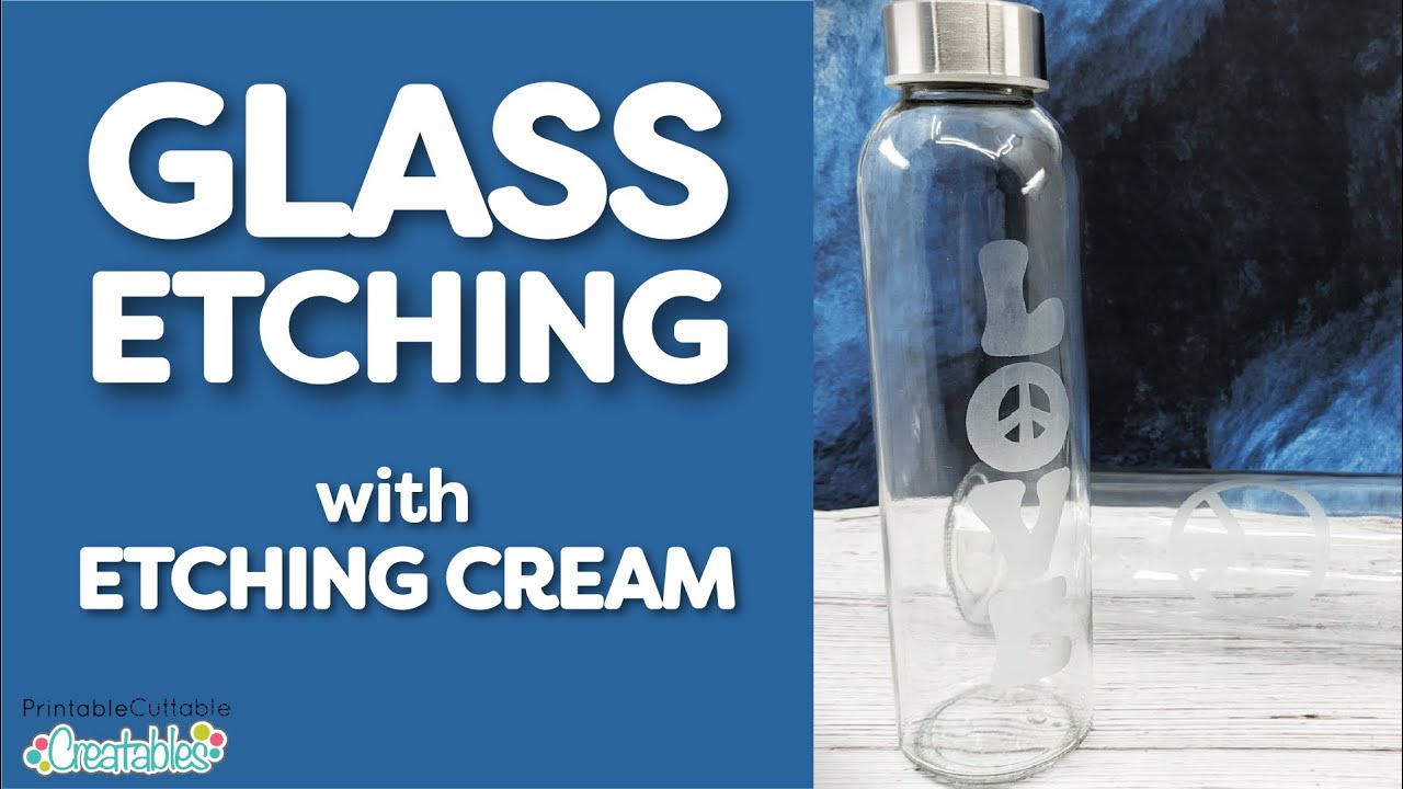 How To Do Glass and Brass Etching - hysonetch