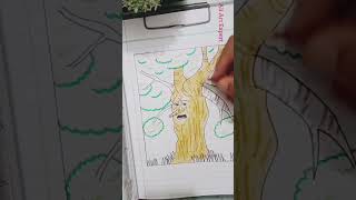 Yeni Hüzünlü Ağaç Çizimi