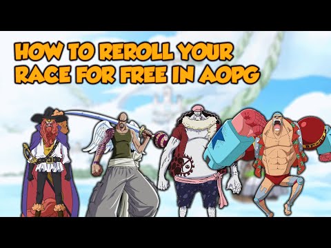 [AOPG] HOW TO CHANGE YOUR RACE FOR FREE IN A One Piece