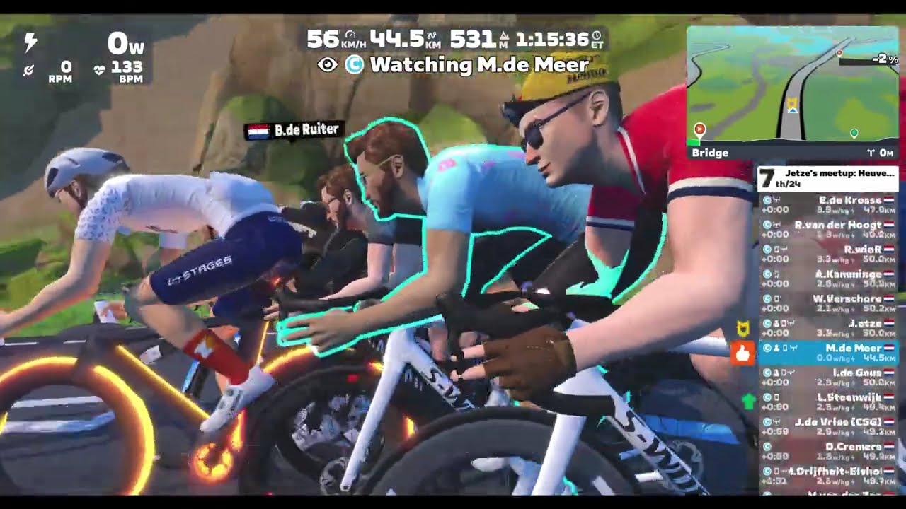 20-1-2026 | Jetze's meetup Finale | Hilly heuvel Watopia