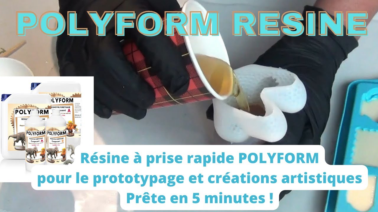 Résine Polyform polyuréthane pour moule 500gr en 2 flacons