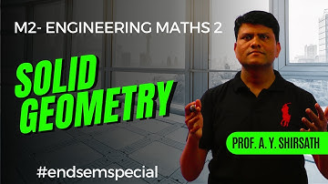 SOLID GEOMETRY | M2 | SPPU |ENGINEERING | #engineering #engineeringmaths2 #sppu #newupdate #sppuexam