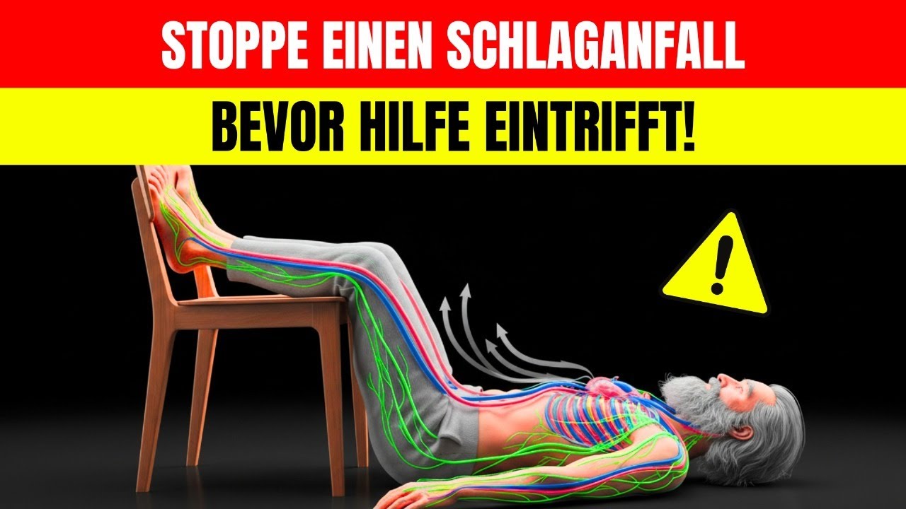 Senioren, Tue DIES Bevor Hilfe Eintrifft — Der 3-Minuten-Trick Der Einen Schlaganfall Stoppt!