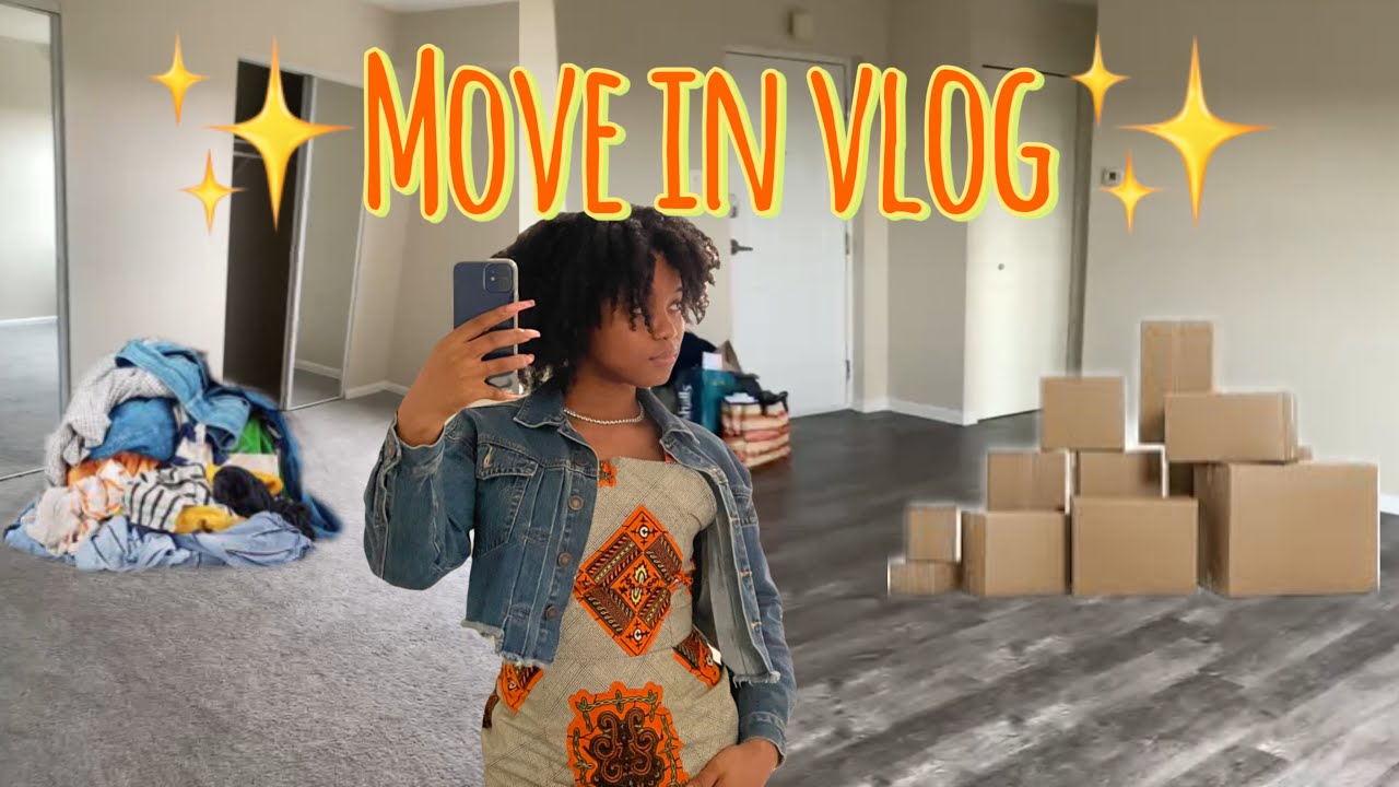 MOVE IN VLOG🌟: empty apartment tour, new rug, unboxing, etc! - YouTube
