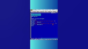 C program to find area of triangle#shorts#programming#cprogram