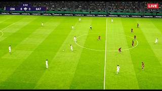 🔴 LIVE  INDONESIA VS QTAR HARI INI  ~   AFC 2026  BAHASA INGGRIS  2026 DI PES