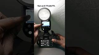 Use Ttle-Ttl On-Camera Flash, No Center Pin