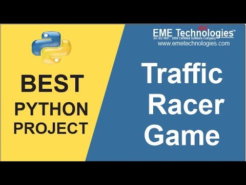 How to Create Traffic Racer Game Project in Python | Download Project ...