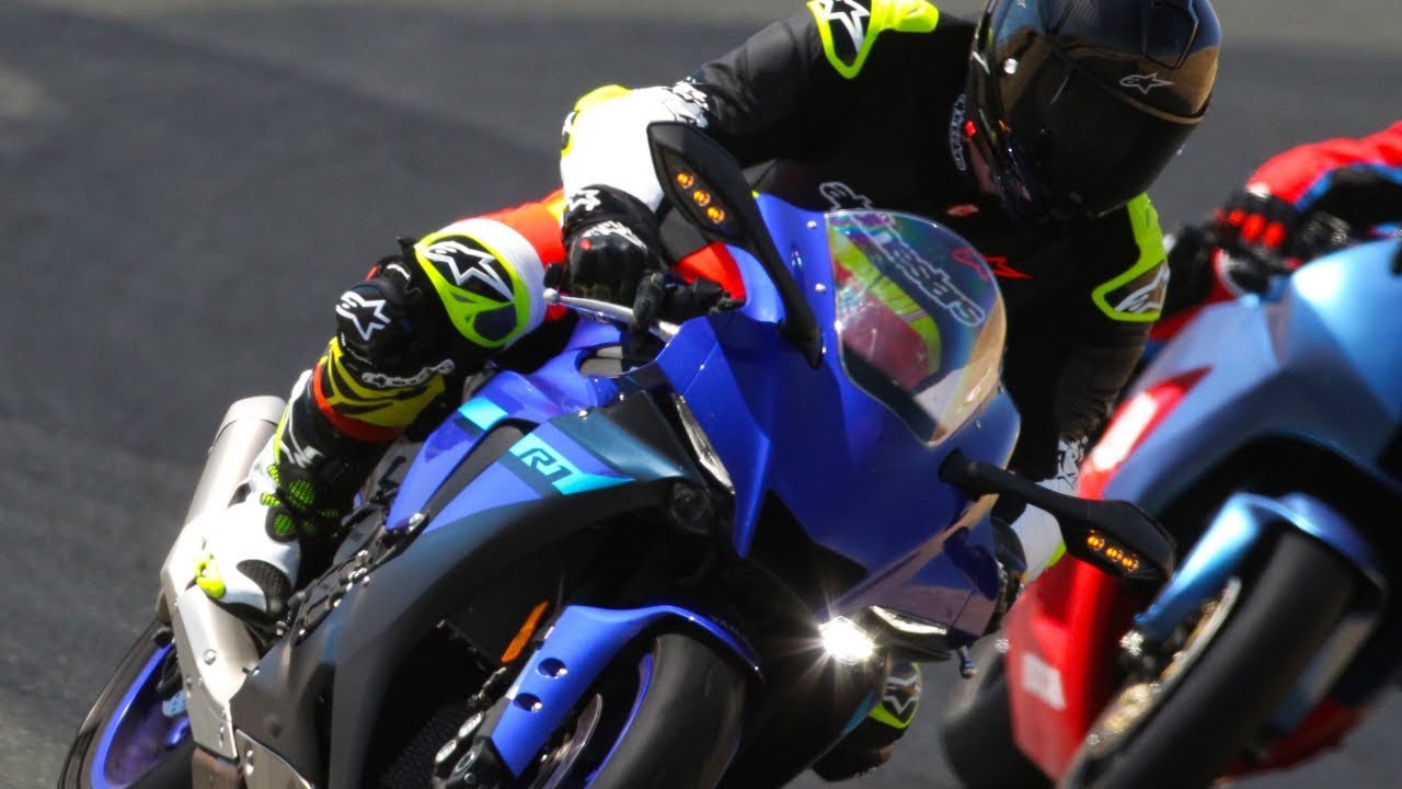 My first time on a road track! Riding YZF-R1 - YouTube