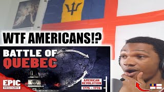 British caribbean guy react to American Revolution: Battle of Quebec epic history tv reaction