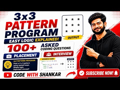 Master Star Pattern in Hindi | Java Pattern Program for Beginners | Java Tutorial in Hindi