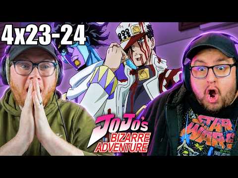 JOTARO and KOICHI vs KILLER QUEEN!! | Diamond is Unbreakable | JoJo's Bizarre Adventure 4x23-24