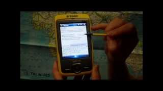 GPS Trimble Training 2 - Using the Juno Button/Stylus Navigation, GPS System Settings, & Typing screenshot 1