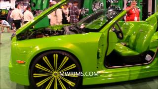 Custom chrysler 300 fiberglass interior sema show 2013