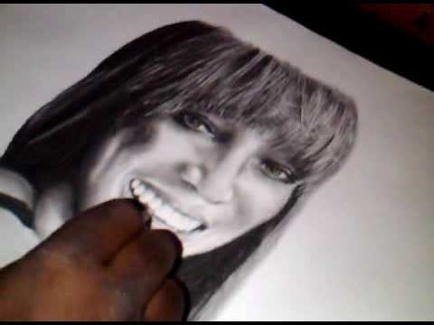 Tyra Banks and Barack Obama drawn by Stephon