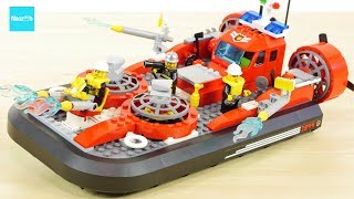 LEGO CITY Fire Hovercraft 7944　Build & Review