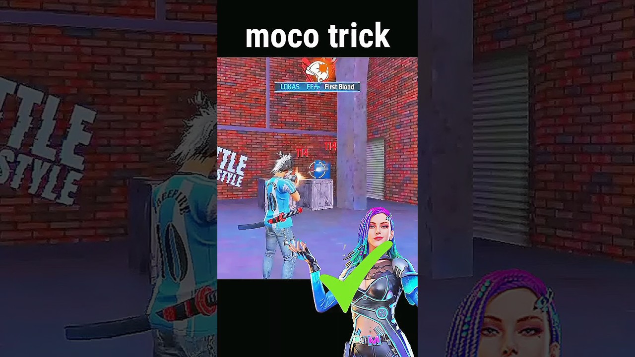 Free fire Moco character ability trick | ability trick moco hacker character 
