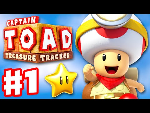 Captain Toad: Treasure Tracker - Gameplay Walkthrough Part 1 - The Secret Is in the Stars 100%