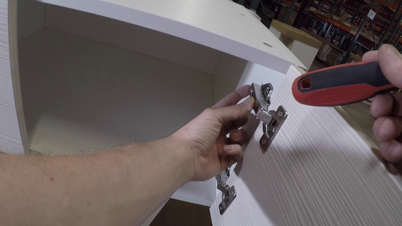 Wall Cabinet Adjustment Tutorial | GoldenHome Cabinetry - YouTube
