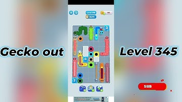 Gecko Out Level 345 Walkthrough 🧩 | Step-by-Step Puzzle Guide | SolutionGuruji