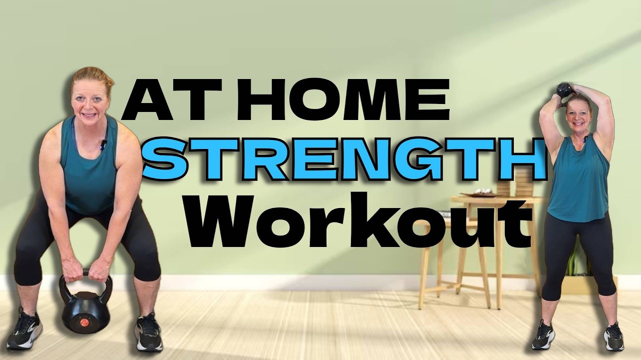At Home Strength & Muscle Building Workout For Women