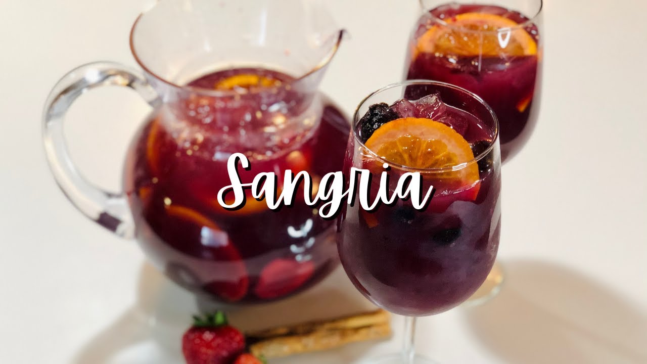 Como hacer sangría de vino