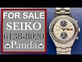 SOLD!  --  1977 Seiko 6138-8020 "Panda"